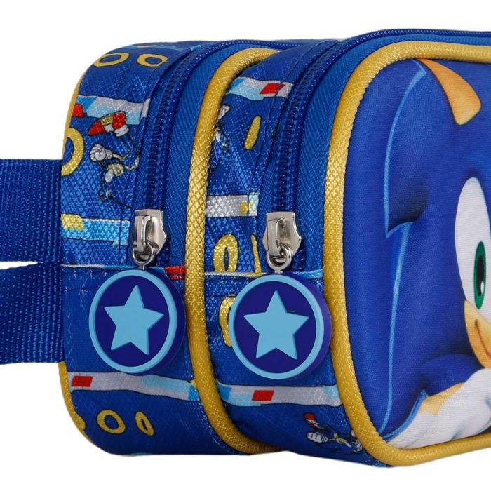 Estuche Portatodo 3D Doble Tails Sonic The Hedgehog - SEGA Azul 3