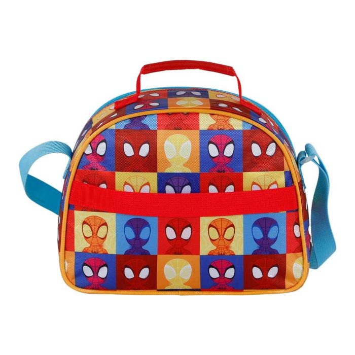 Bolsa Portamerienda 3D Three Marvel Spiderman Azul 2