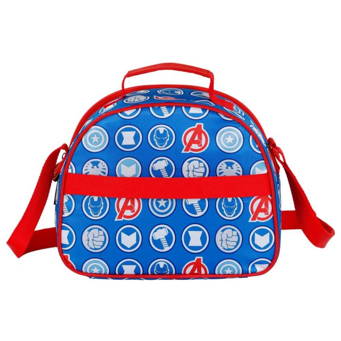 Bolsa Portamerienda 3D Mini Heroes Marvel Los Vengadores Multicolor 2