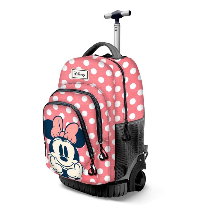 Mochila Trolley GTS FAN Closer Disney Minnie Mouse Rosa