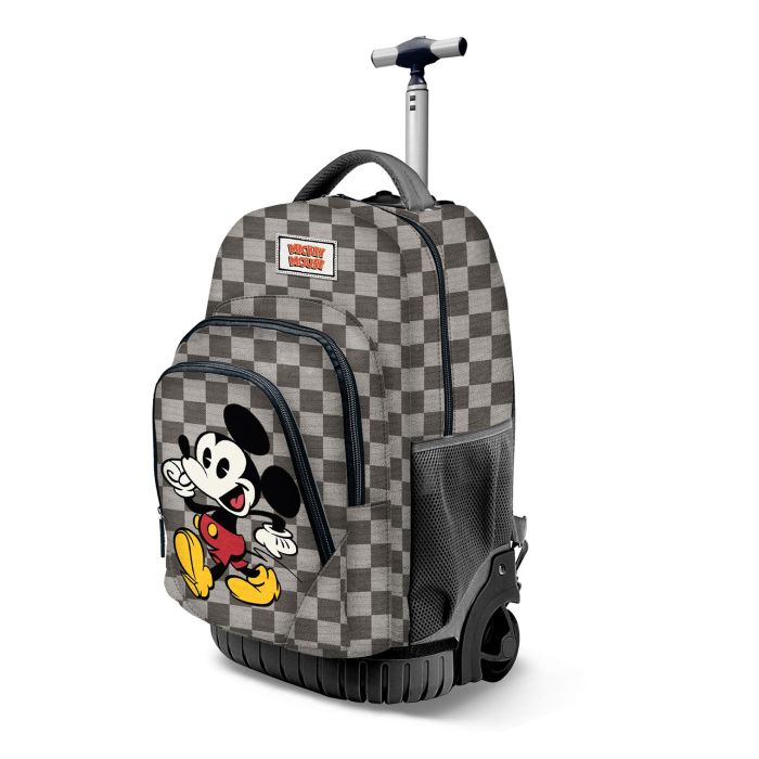 Mochila Trolley GTS FAN Move Disney Mickey Mouse Gris