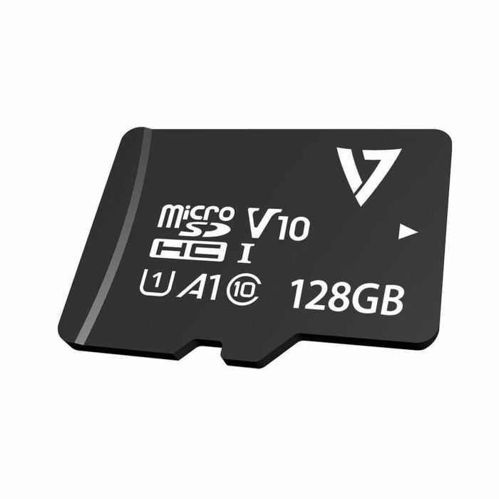 Tarjeta de Memoria Micro SD con Adaptador V7 VPMD128GU3 128 GB