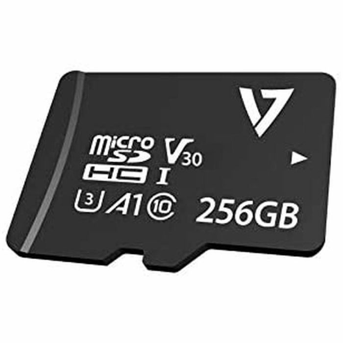 Tarjeta de Memoria Micro SD con Adaptador V7 VPMD256GU3 256 GB