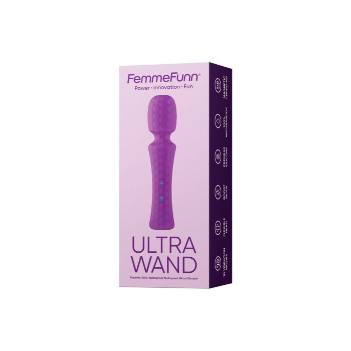 Masajeador FemmeFunn Ultra Wand Morado 3