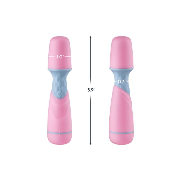 Mini Vibrador FemmeFun Ffix Wand Rosa 5