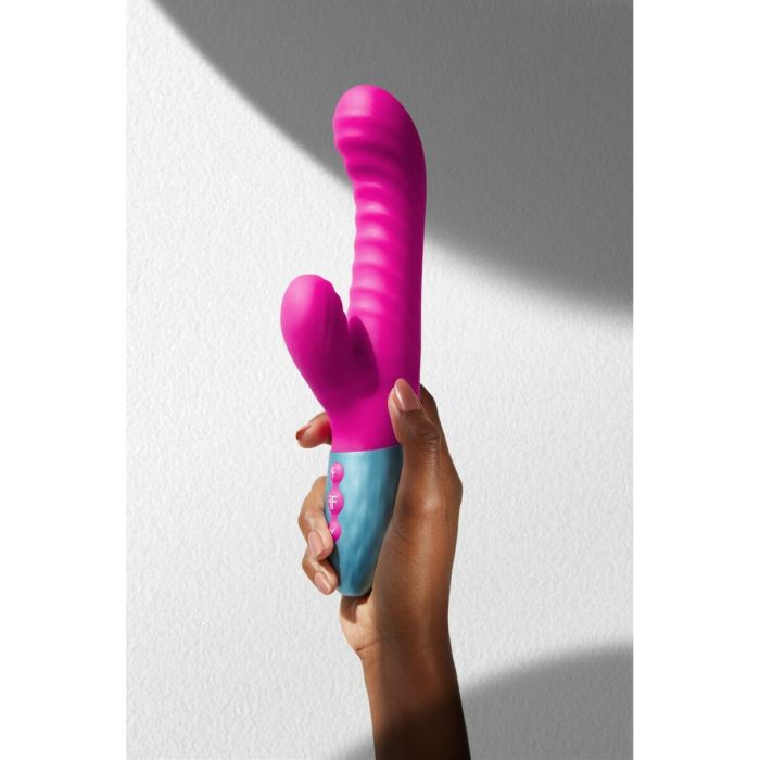 Vibrador Doble Estimulación FemmeFunn Delola Rosa 11