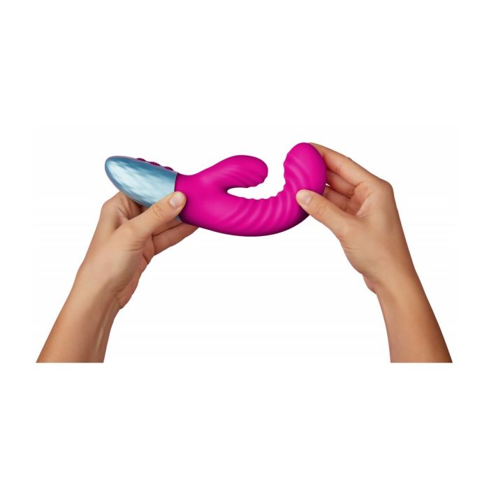 Vibrador Doble Estimulación FemmeFunn Delola Rosa 4