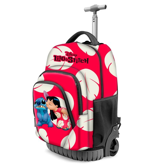 Mochila Trolley GTS FAN Kiss Disney Lilo y Stitch Rojo