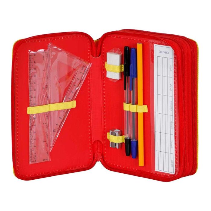 Estuche Plumier Completo Triple Alloy Marvel Iron Man Rojo 4