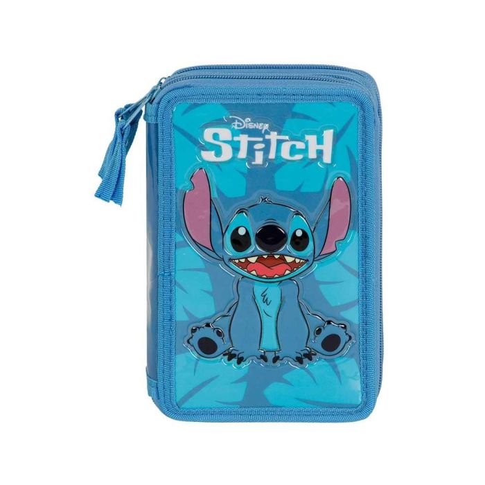 Estuche Plumier Completo Triple Sit Disney Lilo y Stitch Azul 1