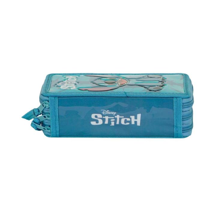 Estuche Plumier Completo Triple Sit Disney Lilo y Stitch Azul 3