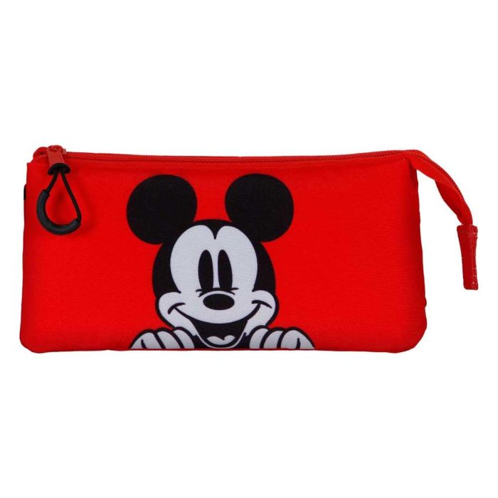 Estuche Portatodo Triple Red Disney Mickey Mouse Rojo 1