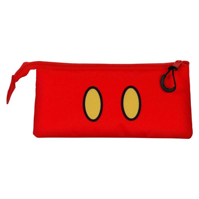 Estuche Portatodo Triple Red Disney Mickey Mouse Rojo 2