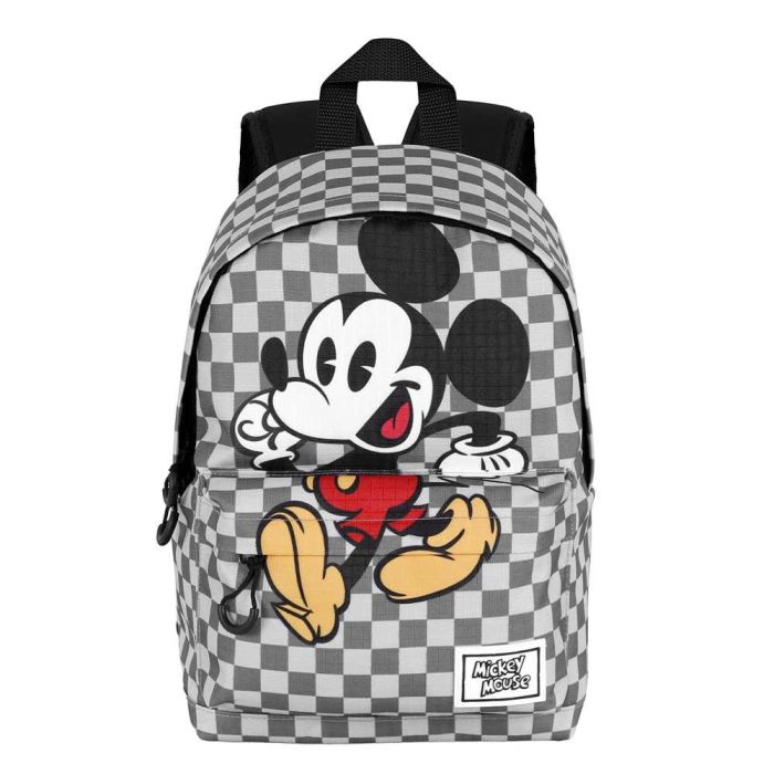 Mochila Pequeña HS FAN Move Disney Mickey Mouse Gris 1