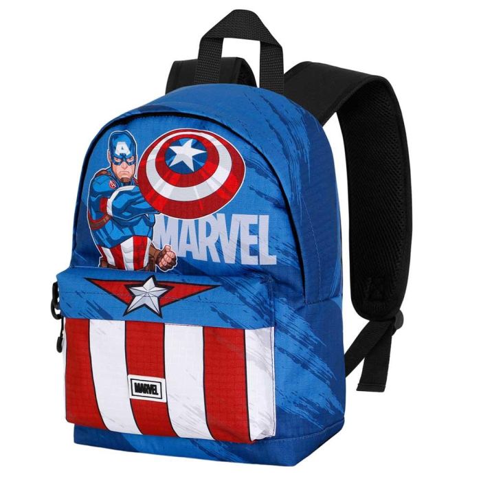 Mochila Pequeña HS FAN Gears Marvel Capitán América Azul