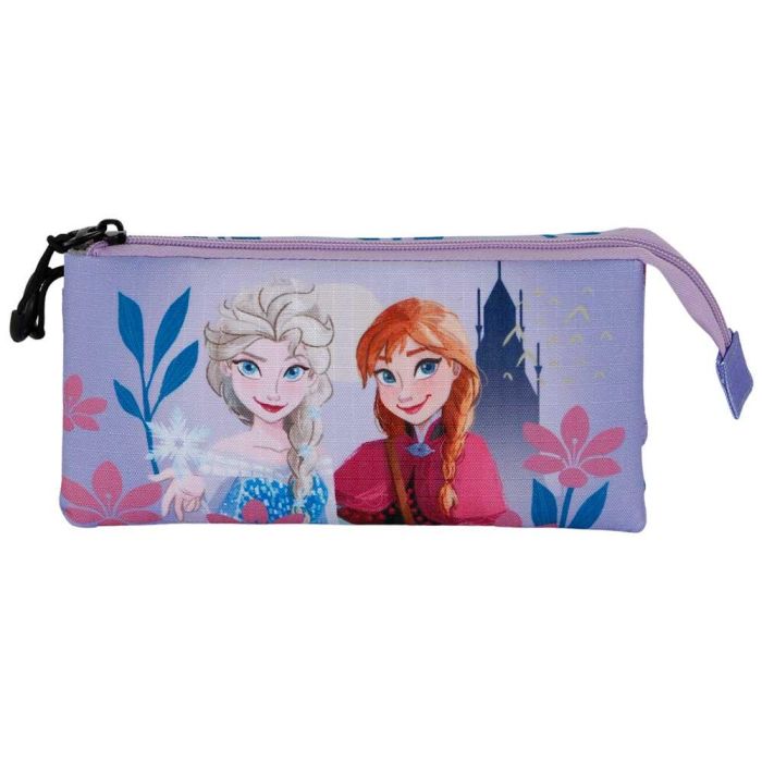 Estuche Portatodo Triple Dear Disney Frozen 2 Lila 1