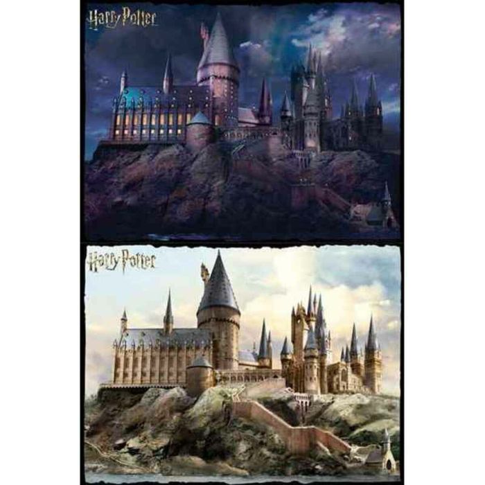 Puzzle Harry Potter Hogwarts Day and Night (500 pcs) 1
