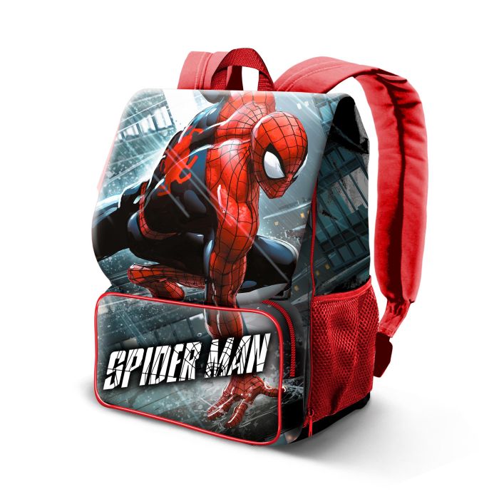 Mochila Expandible EXP Rain Marvel Spiderman Multicolor