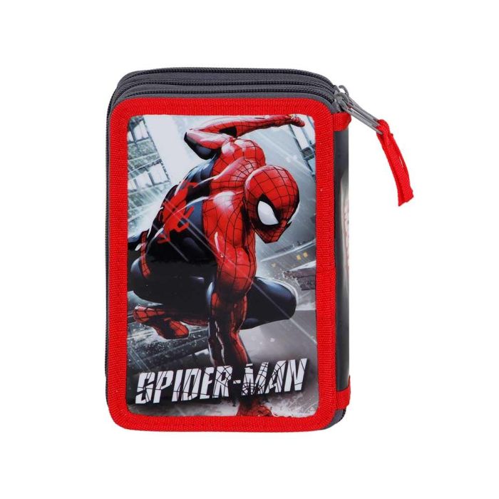 Estuche Plumier Completo Triple Rain Marvel Spiderman Multicolor 2 Estuche Plumier Completo Triple Rain Marvel Spiderman Multicolor 2