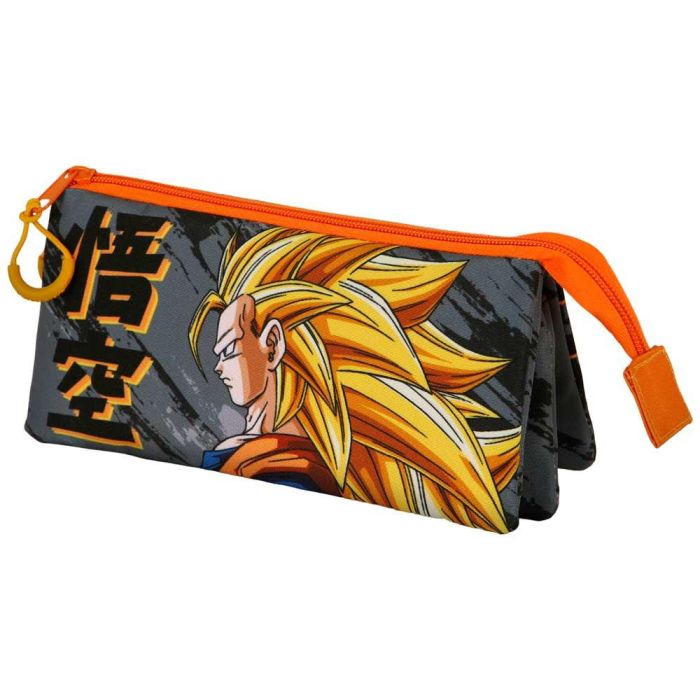 Estuche Portatodo Triple Warrior Dragon Ball Multicolor