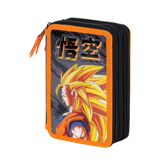 Estuche Plumier Completo Triple Warrior Dragon Ball Multicolor Estuche Plumier Completo Triple Warrior Dragon Ball Multicolor