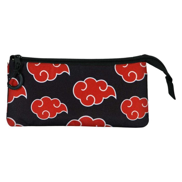 Estuche Portatodo Triple Clouds Naruto Negro 1