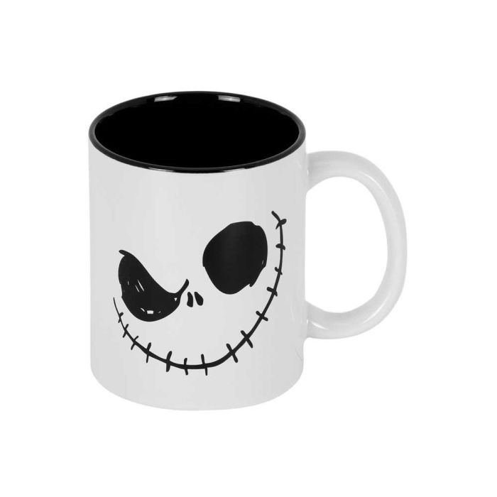 Taza Face Disney Pesadilla Antes de Navidad Negro