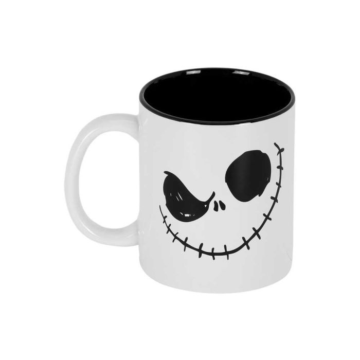 Taza Face Disney Pesadilla Antes de Navidad Negro 1