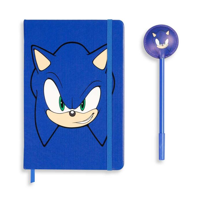Caja Regalo con Diario y Bolígrafo Fashion Face Sonic Azul 1