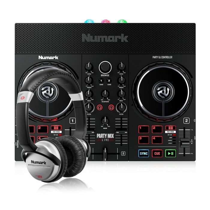 Controladora DJ Numark Party Mix Live + HF 125 1