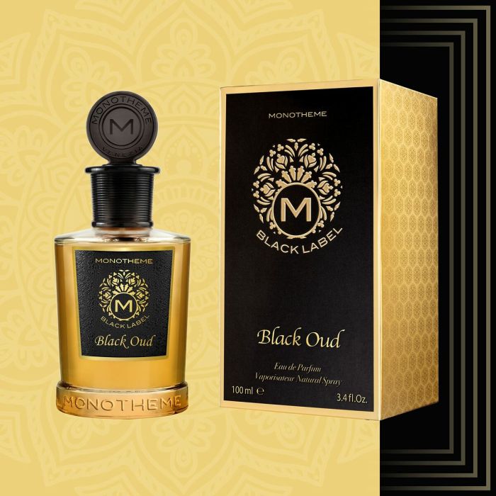 Perfume Unisex Monotheme Venezia BLACK LABEL Black Oud EDP 100 ml 2