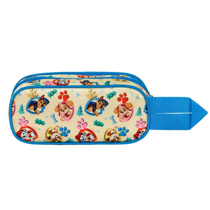 Estuche Portatodo 3D Doble Friendship Paw Patrol Azul 2