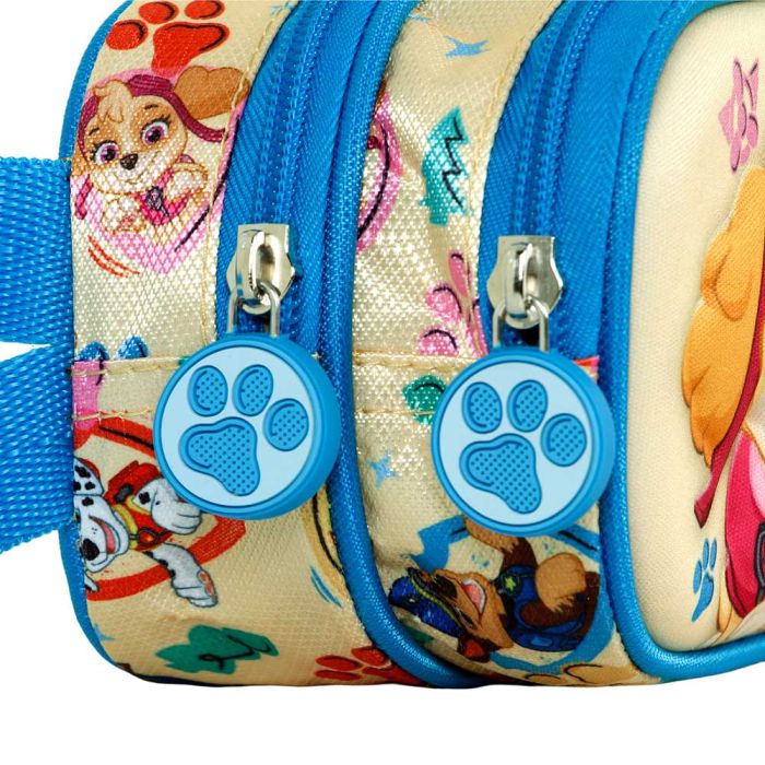 Estuche Portatodo 3D Doble Friendship Paw Patrol Azul 3