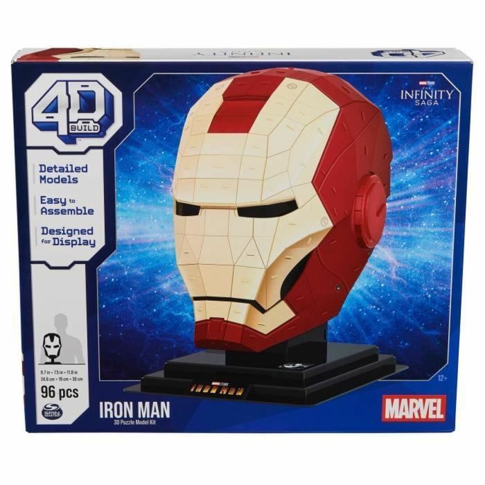 Juego de Construcción Marvel Iron Man 96 Piezas 24,6 x 19 x 30 cm Multicolor 3
