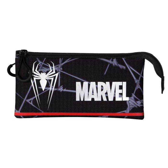 Portatodo HS Silver Reflect Marvel Spiderman Negro 1
