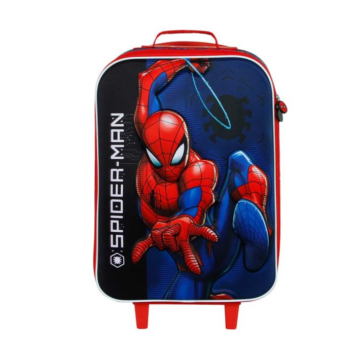 Maleta Trolley Soft 3D Speed Marvel Spiderman Rojo 1