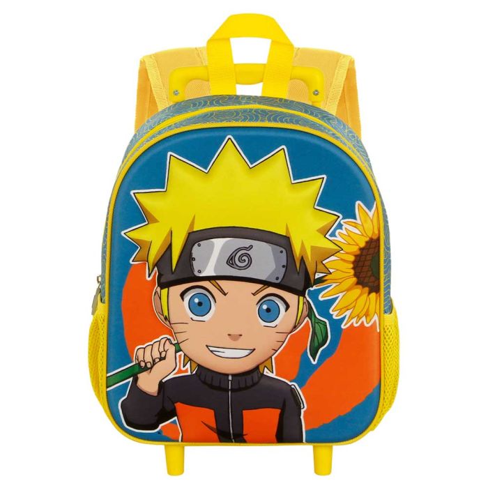 Mochila 3D con Ruedas Pequeña Peace Naruto Multicolor 1