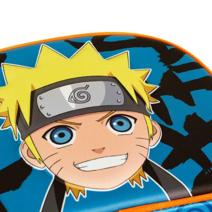 Bolsa Portamerienda 3D Happy Naruto Azul 3