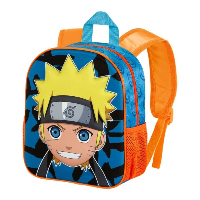 Mochila 3D Pequeña Happy Naruto Azul