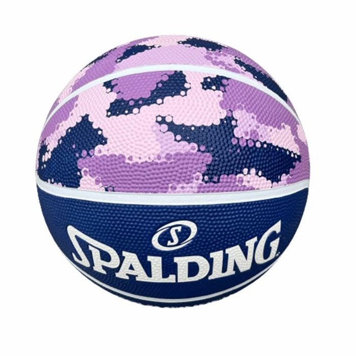 Balón de Baloncesto Commander Solid  Spalding Solid Purple 6 Años 3