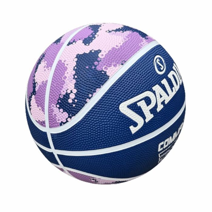 Balón de Baloncesto Commander Solid  Spalding Solid Purple 6 Años 2