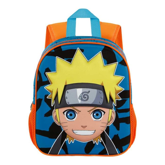 Mochila 3D Pequeña Happy Naruto Azul 1