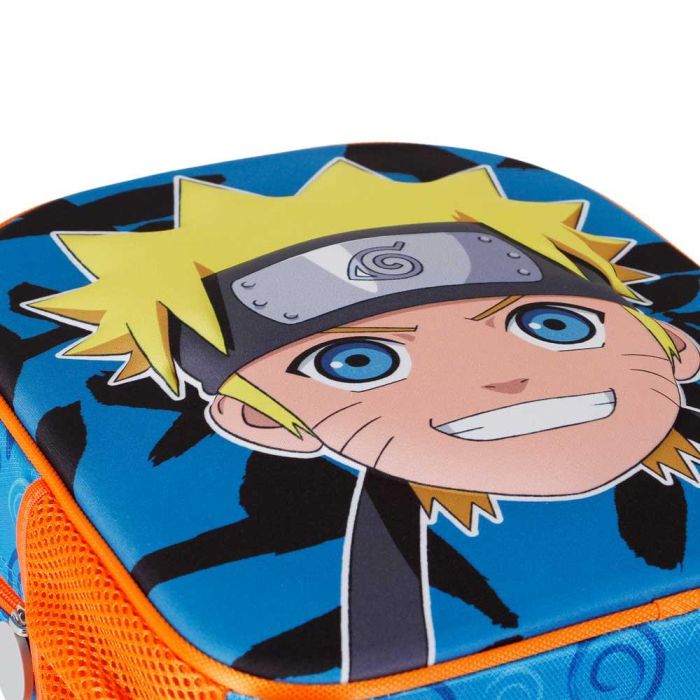 Mochila 3D Pequeña Happy Naruto Azul 3