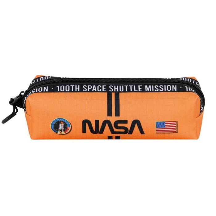 Estuche Portatodo Cuadrado FAN 2.2 Lines NASA Naranja 1