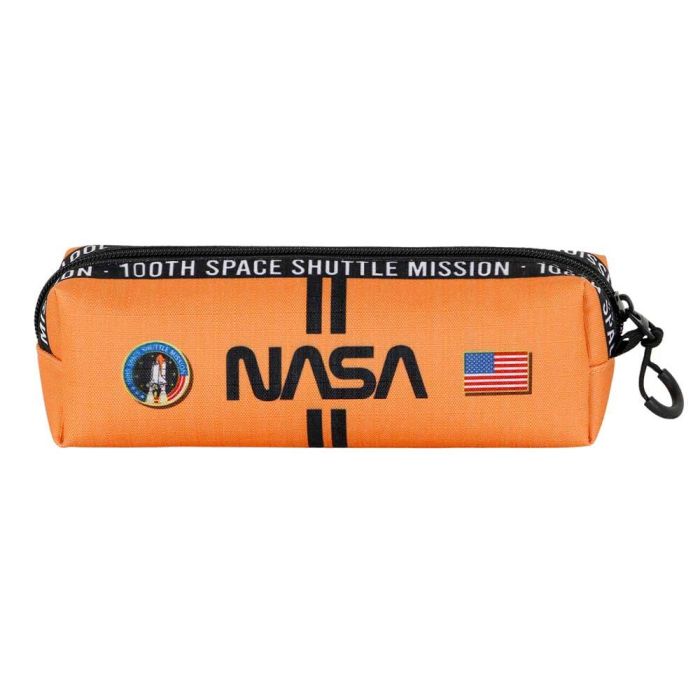 Estuche Portatodo Cuadrado FAN 2.2 Lines NASA Naranja 2