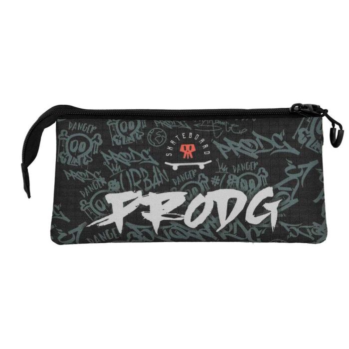 Estuche Portatodo Triple SK8 PRO-DG Negro 3