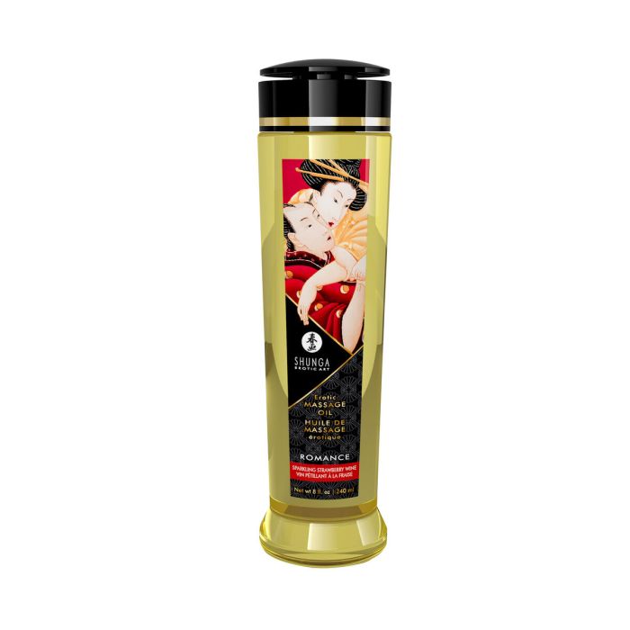 Aceite de Masaje Erótico Shunga 240 ml Champán de Fresa