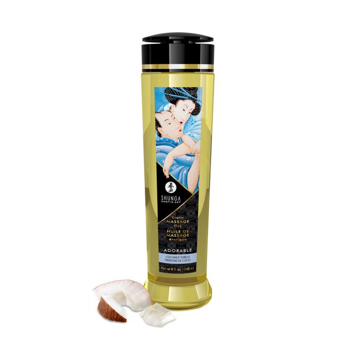 Aceite de Masaje Erótico Coconut Thrills Shunga (240 ml) 1