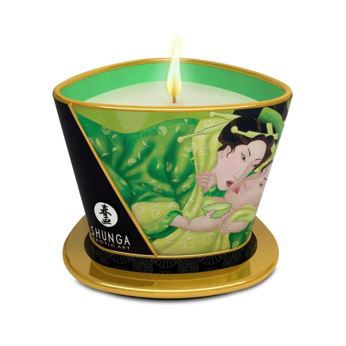 Vela de Masaje Té Verde Shunga 8401700 Té Verde 3