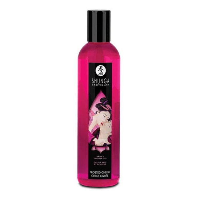 Gel para Masaje Erótico Shunga 9065023 Baño y ducha Cereza 250 ml Gel para Masaje Erótico Shunga 9065023 Baño y ducha Cereza 250 ml